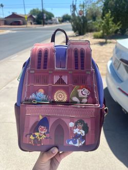 Loungefly Bags Disney Hunchback Of Notre Dame Cathedral mini backpack