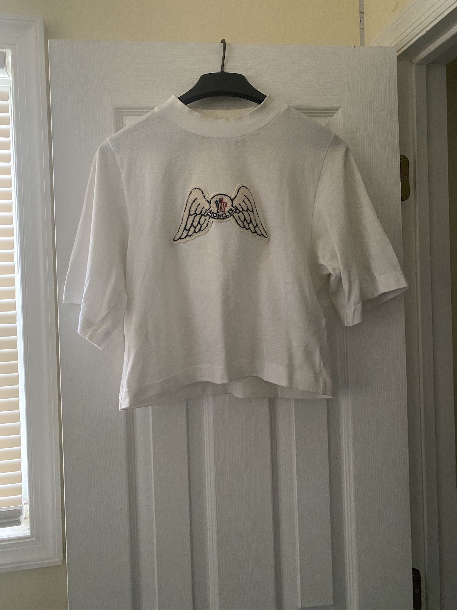 palm angels x moncler mock tee
