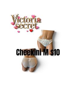 Victoria's Secret Lace Cheekini Underwear Size M❤️❤️V