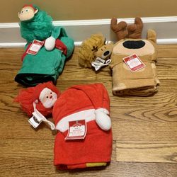 Holiday Towels and Loofahs 