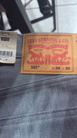 Grey 501s levies brand new 34x30