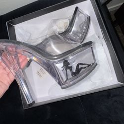Clear Platform Heels 