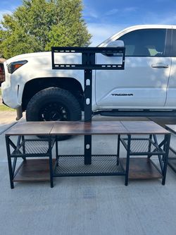 Dining room set (small), coffee table, entertainment center (small)