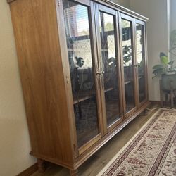 Wooden Glass Display Cabinet