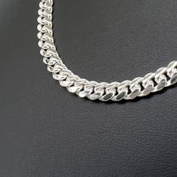 925 Sterling Silver Miami Cuban Necklace 5.2mm 36.50grams 24” 161269 3
