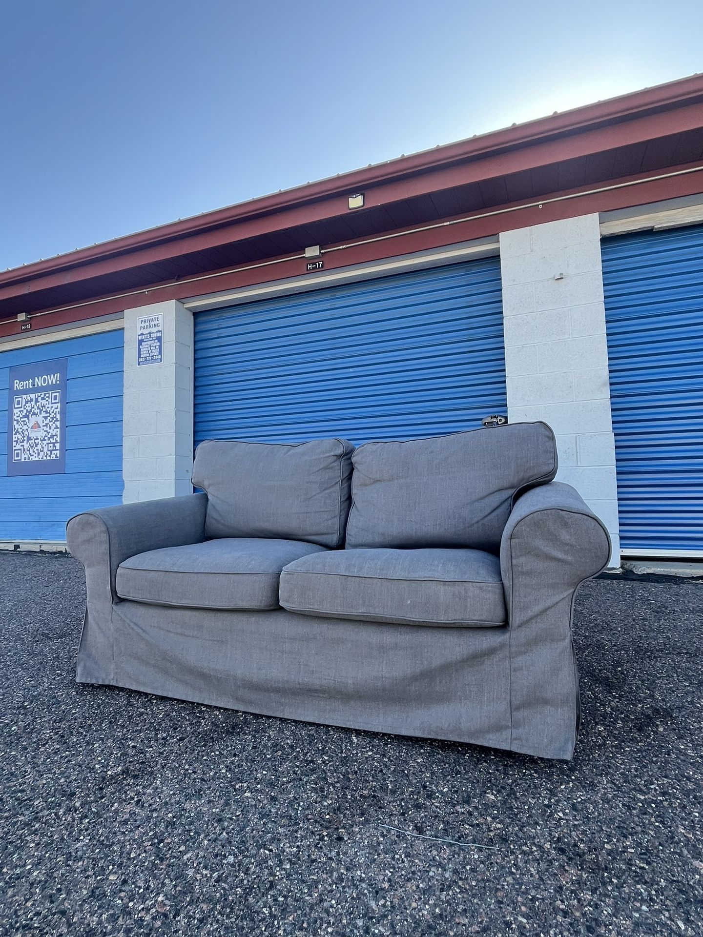 Small Grey Sofa - FREE DELIVERY