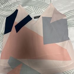 Multicolored Business Casual Shirt