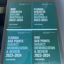 Kaplan Florida Bar Exam 2024 Textbooks
