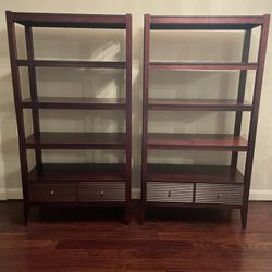 Wood Display Shelves 