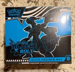 Black Bolt - Elite Trainer Box (ETB) - Pokemon Cards - Sealed.