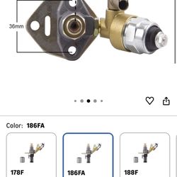 186FA Air Cooled Diesel Engine Electric Oil Pump Fuel Injection Pump Assembly With Solenoid Valve Generador Mute Spare Parts (Color : 186FA)