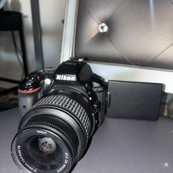 Nikon D5300 DSLR Camera Bundle w/ 2 Lenses, Battery + Charger – Fully Functional