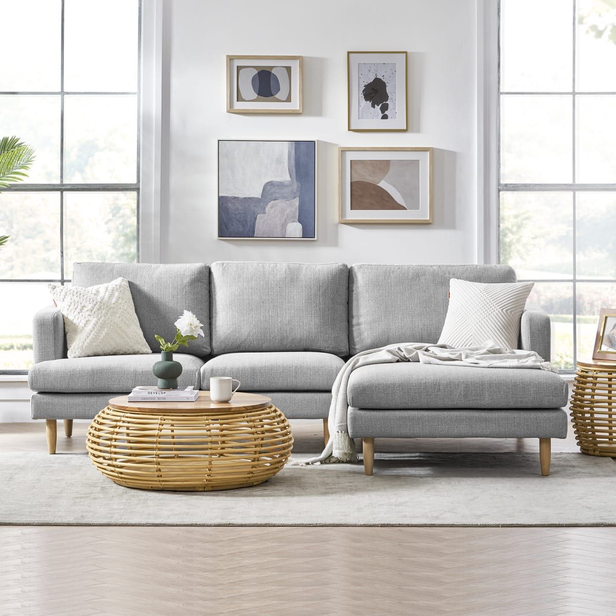 Castlery Tana Chaise Sectional Sofa - Thumbnail 2