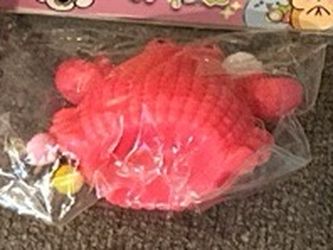 Pink Crab Taba Squishy Toy