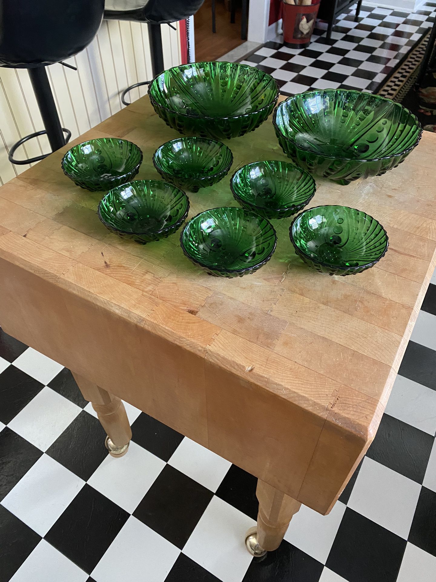  Vintage Glass Bowls