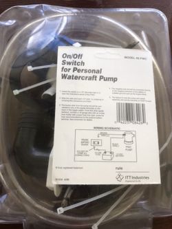 Personal Watercraft Bilge Pump System
