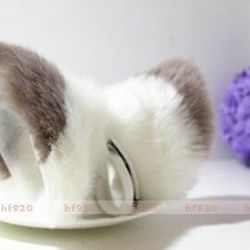 cat fox ears kitty costume halloween cosplay fancy dress mixed color kits brown with white