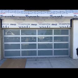 16x7 full view Glass Door used