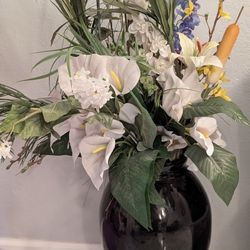 Vase With Decor Flowers