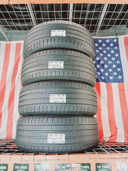 225/45R18 PIRELLI CINTURATTO P7 ALL SEASON RUN FLAT 225/45ZR18 OEM FACTORY REPLACEMENT TAKE-OFF USED TIRES TRUCK SUV SPORT CAR SEDAN JEEP 225 45 18