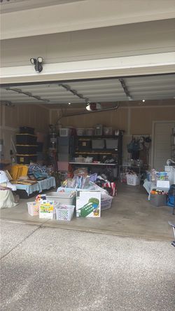 Final day of garage sale everything must go most things a dollar and clothes are 2 for a dollar