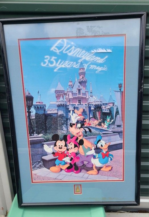 Disney Anniversary Poster - Pre-owned