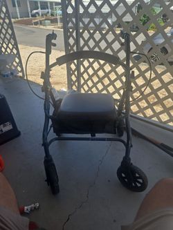 Rollator Walker with Seat and Wheels