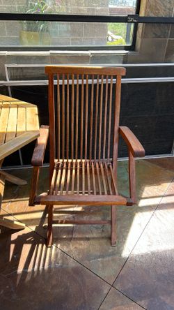 Teak Chairs And Table