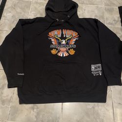 Mitchell & Ness New York Knicks Hooded Sweatshirt X BR Diplomats SZ XXL