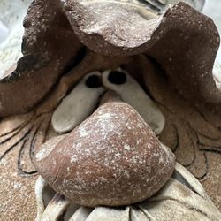 Vintage Mahon Ugly Man Vintage Stoneware Cookie Jar