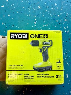 Ryobi ONE+ 18V Cordless 3/8 in. Drill/Driver Kit with 1.5 Ah Battery and Charger