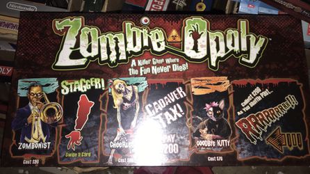 Brand new sealed Zombie opoly monopoly game