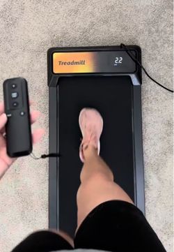 NEW Walking Pad Treadmill W/ Incline, Portable, Remote Control, App Link !