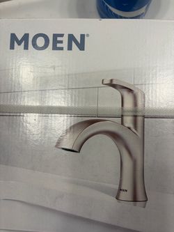 2 unopened Moen Karis Bathroom Faucets- Brushed Nickel