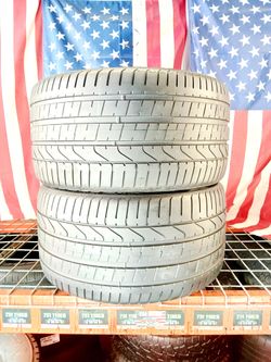 💰 Best deals are ca$h in person 2 USED TIRES 275/35ZR21 PIRELLI PZERO MAX PERFORMANCE SUMMER 275/35R21 TESLA BMW AUDI LEXUS 275 35 21