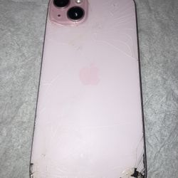 Unlocked iPhone 15 Plus any sim works Back Cracked Small Dot On Screen