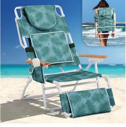 VINGLI Aluminum 17" Backpack Beach Chair