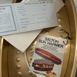 Vintage Saltón Bun Bread Warmer From 60s NEW