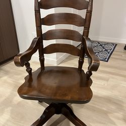Vintage Wooden Office Chair