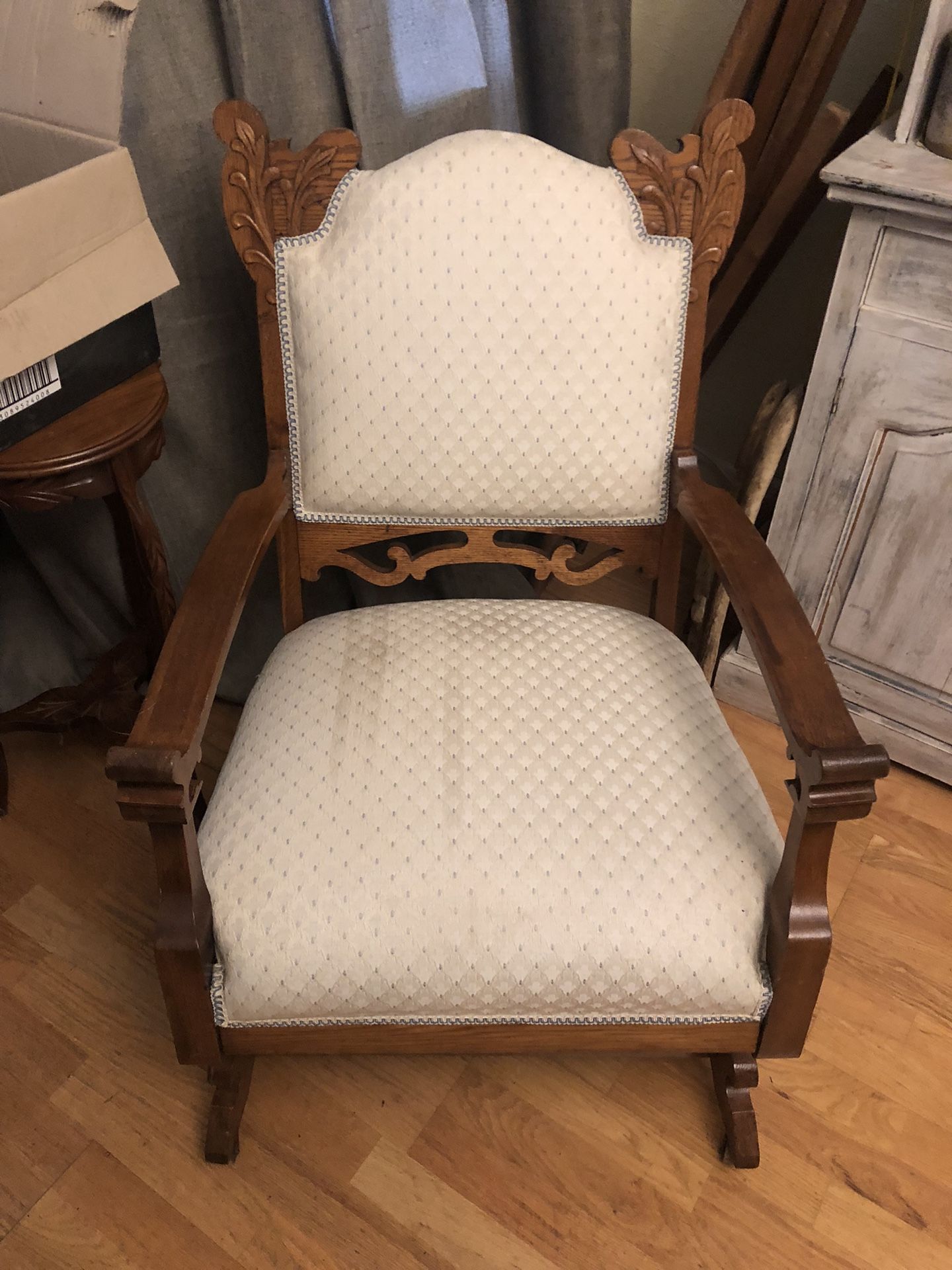Vintage Ornate Rocking Chair