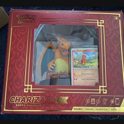 Pokémon Charizard Figure And 2 Cards W/Box