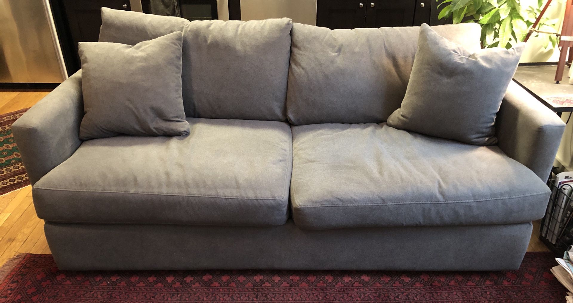 Wayfair Madison lounge sofa is Capri Dove gray