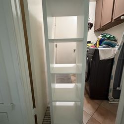 White IKEA Kallax shelf