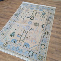 Hand knotted Wool Rug 4x6