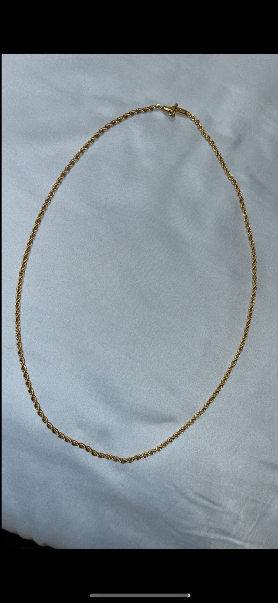 Rope Chain Gold Plated