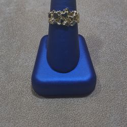 Men's Gold Nugget Ring