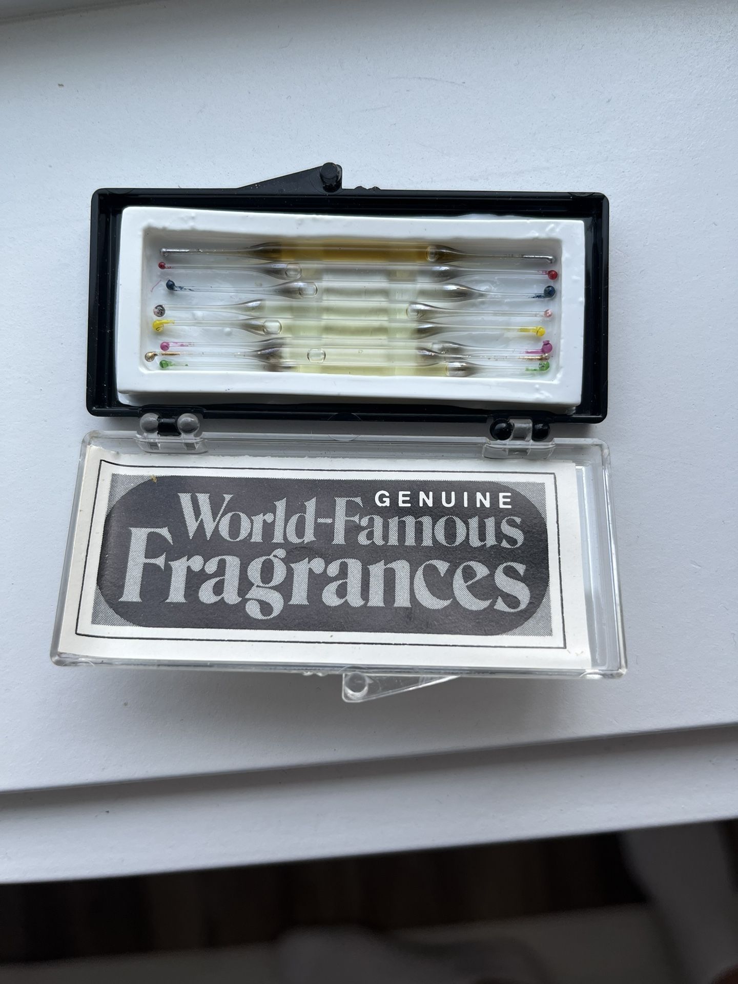Vintages world-famous fragrance glass nips samples
