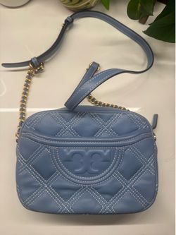 Blue Tory Burch Crossbody