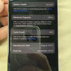 iPhone 15 Pro 256gb Titanium Silver Unlocked