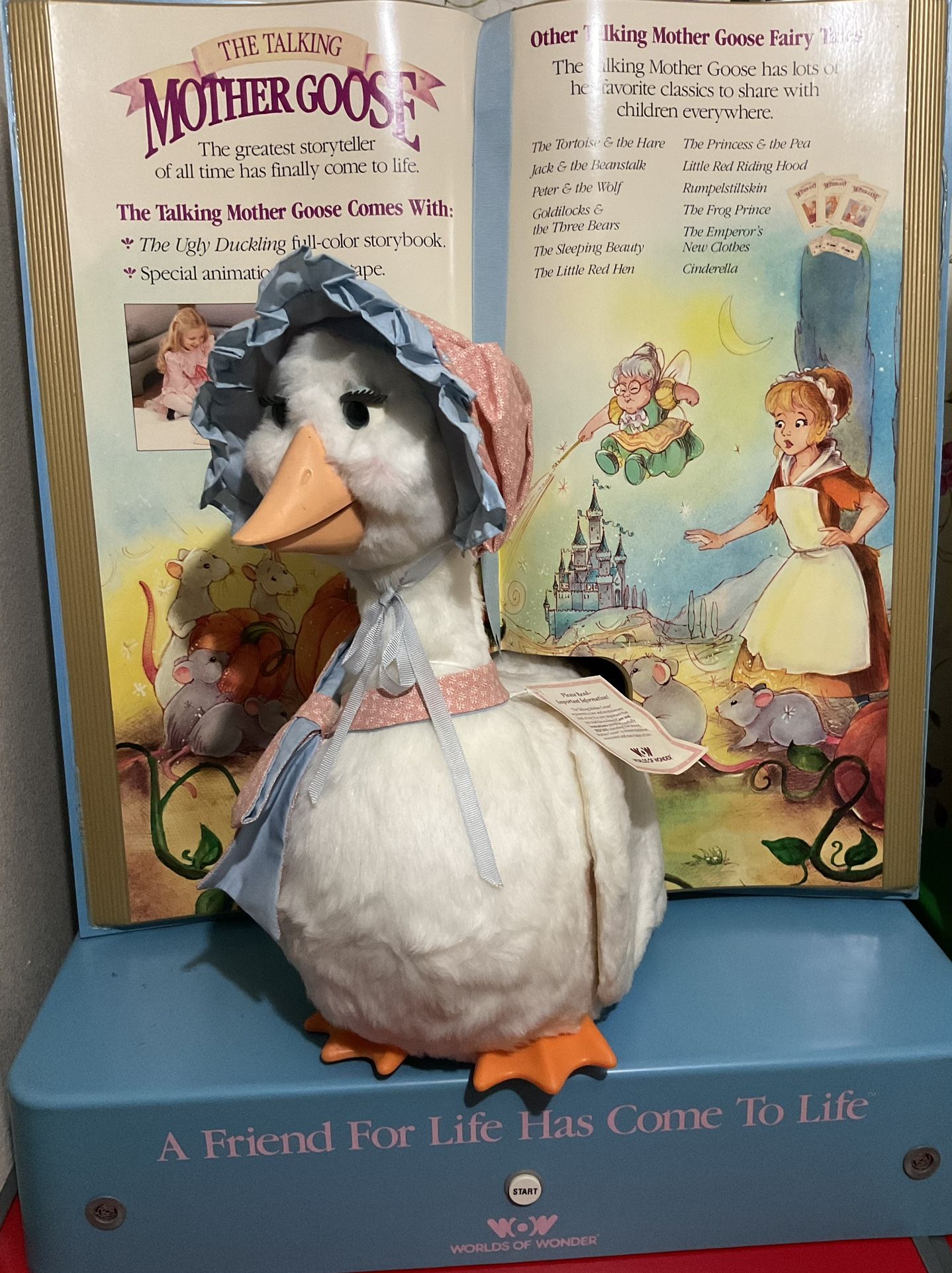 Vintage World Of Wonder Talking Mother Goose Store Display From The 80’s